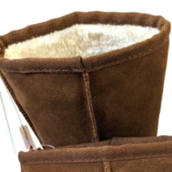 The Children's Place Girls Chalet Boot Furry Lined Winter Boot Brown 11 … - Picture 6 of 7